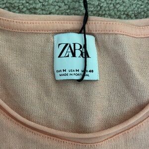 Zara Peach Short Sleeve Tee